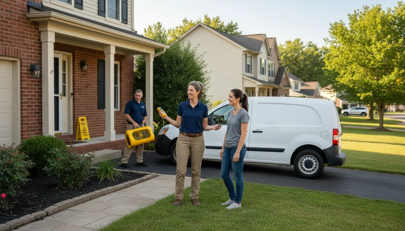 Residential water damage restoration in Armonk, NY